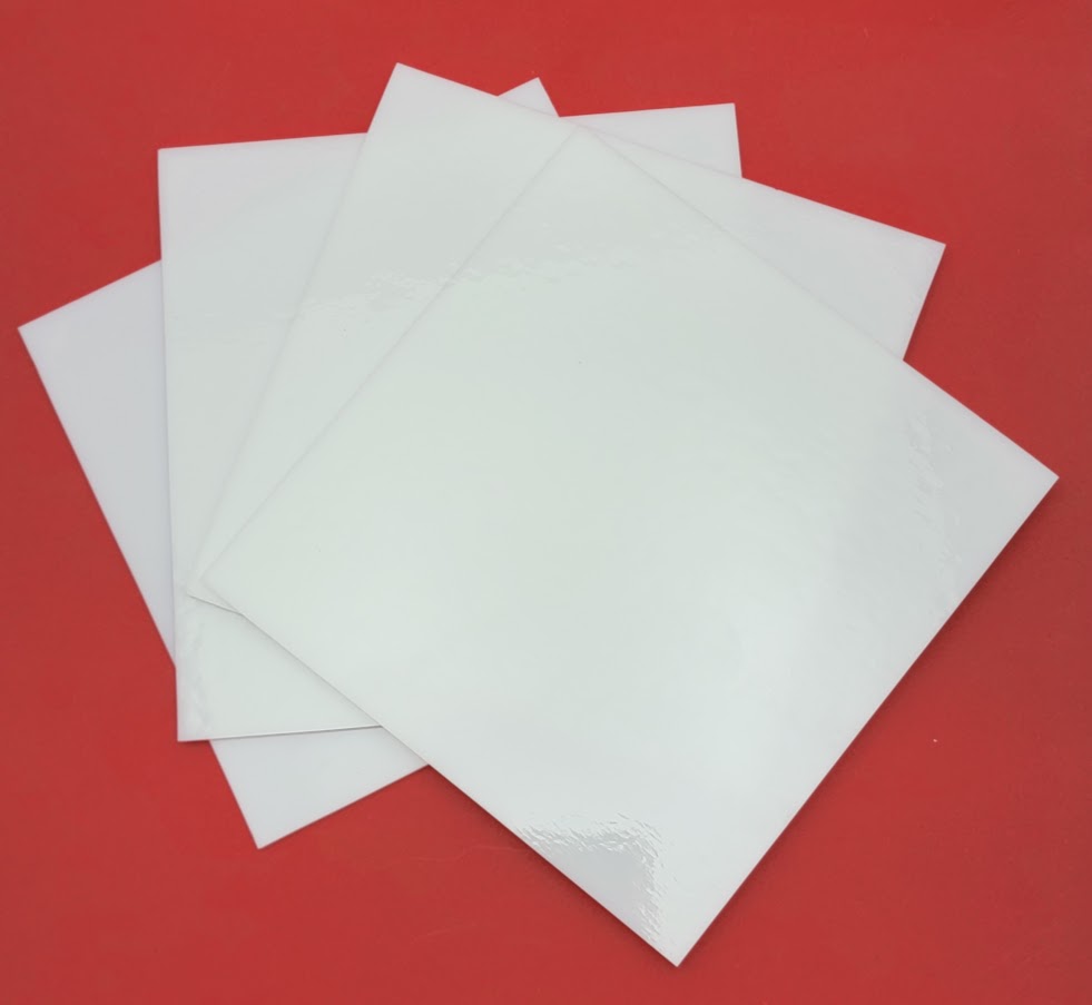 200 White Opal 4 SHEETS 12 x 12 Inch Oceanside Compatible 96 COE Sheet Glass- 