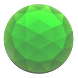 SINGLE Beautiful 15mm FACETED JEWELS 14 Color Choices Flat Back Beveled-Model Green