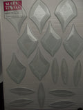 Glass Bevel Cluster Super Bevels C-20 Approximately 10 1/2" Finished 16 Pieces- 