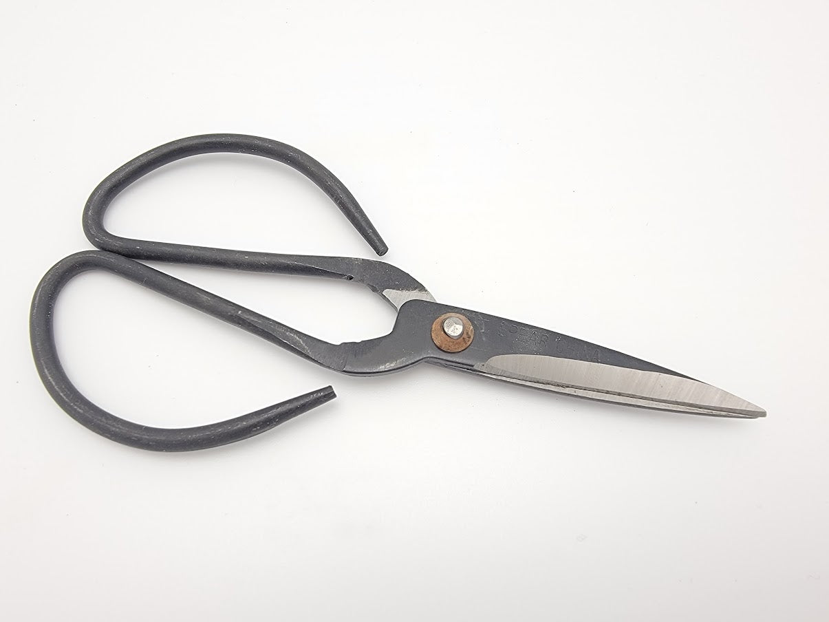 SPEAR Hot Glass Shears Small 6" Metal Scissors Cuts Lampworked Glass Moretti Rod- 