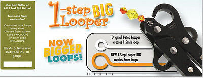 BIG 1 STEP LOOPER Create Eye Pins PLOOP Beadsmith Pro Quality Wire Pliers 3mm