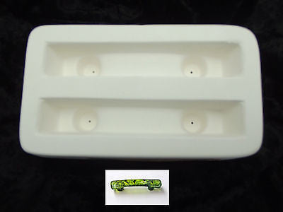 Little Fritters 53 BAR HANDLE DRAWER PULL Glass Fusing Mold Made in the US