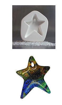 Little Fritters HOLEY STAR 65 Quality Ceramic Glass Casting Mold USA Made- 