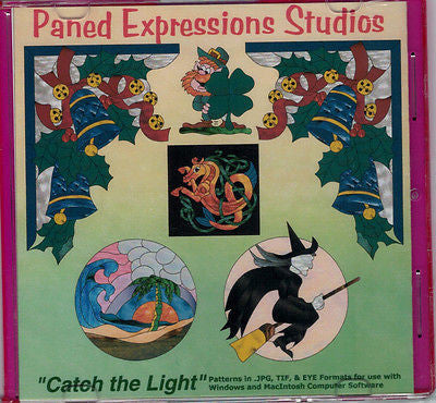 CATCH THE LIGHT Pattern CD Book Paned Expressions HOLIDAYS- 