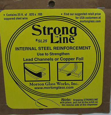 STRONG LINE Morton INTERNAL STRENGTH Reinforcement Thin Coppered Steel Strip- 