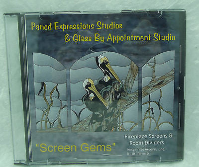 Paned Expressions SCREEN GEMS Pattern Book on CD HOME PROJECTS!- 