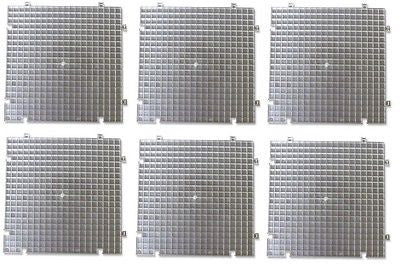 WAFFLE GRID SURFACE SIX PACK Use ALONE or/w  Cutter's Mate Portable Glass Shop- 