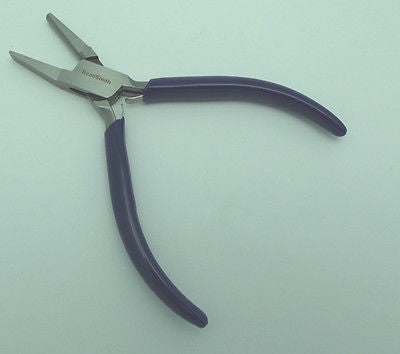 BEADSMITH 5 1/2" Flat Half-Round Nose Bending Pliers PL39 Wire-Wrapping Jewelry