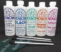 NOVACAN CHEMICAL VALUE PACK Black Copper Patina for Lead Flux Coolant Cutter Oil- 