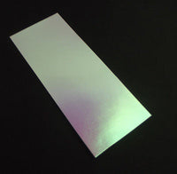 FULL SHEET DICRO SLIDE Dichroic Coated Paper MAGENTA GREEN 3.2 x 8" any COE- 