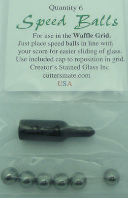 CUTTER'S MATE SPEED BALLS Accessory GLASS Glides Over Your Cutting Surface!- 