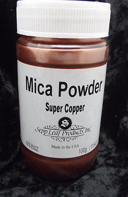 Mica Powder SUPER COPPER Fusing Flameworking Craft 100g Pixi Dust 3.5 oz- 