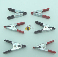 2" BONDING CLIPS Clamps Hold Projects for Gluing SET of Six Spring Loaded Tools