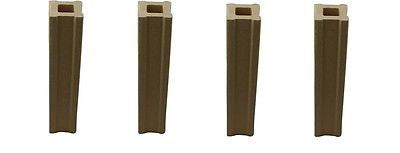 Set of Four Ceramic Kiln Posts 5 X 1 inches Fusing Furniture Supplies- 