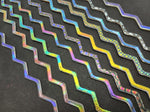 Patterns Galore 96 COE on Clear 2mm Firestrips Fire Strips Dichroic 16" 10 Glass- 