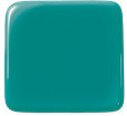 223.74 Peacock Green Opal 12 x 12 Inch Oceanside Compatible 96 COE Sheet Glass- 
