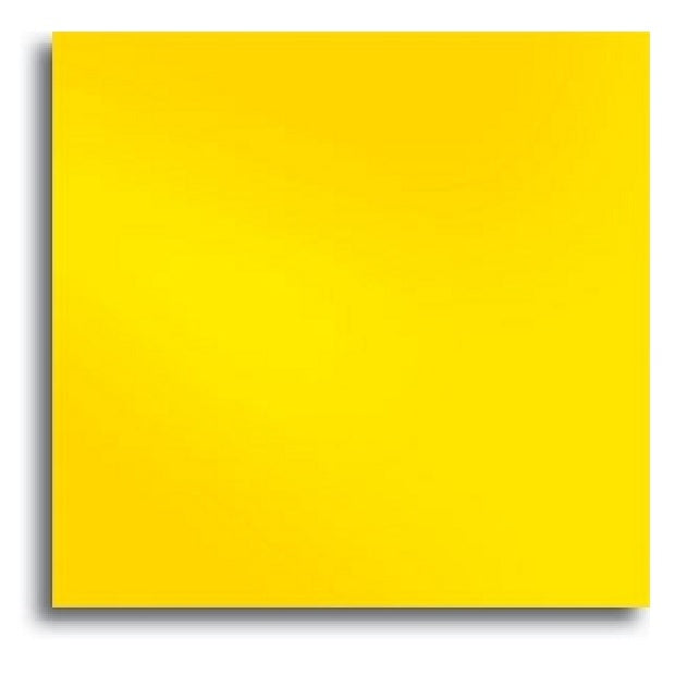 267.72 Sunflower Yellow Opal 12 x 12 Inch Oceanside Compatible 96 COE Sheet Glass- 