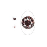 5 4mm Round Cubic Zirconia Choice 1/4 Carat Set or Fire In Metal Art Clay PMC-Variety/Type Alexandrite