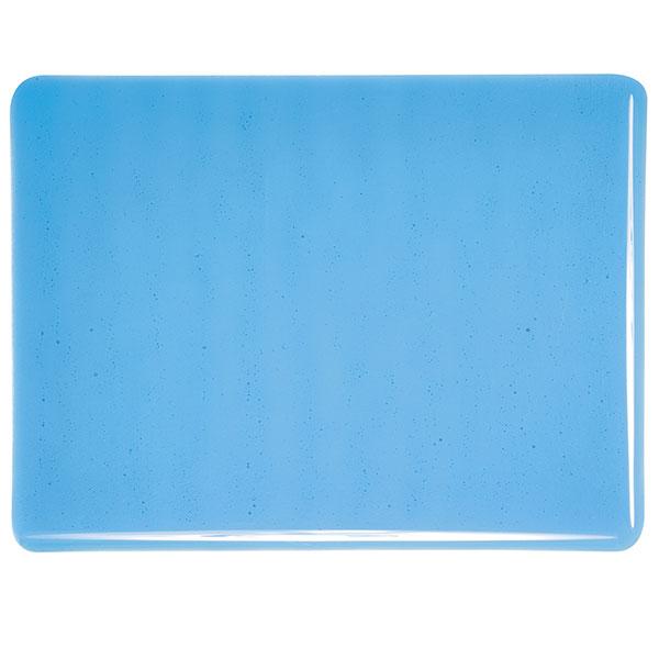 1116 Turquoise Blue Transparent 90 COE Bullseye Fusing Glass Sheet 5x5 inch 3mm 90COE- 