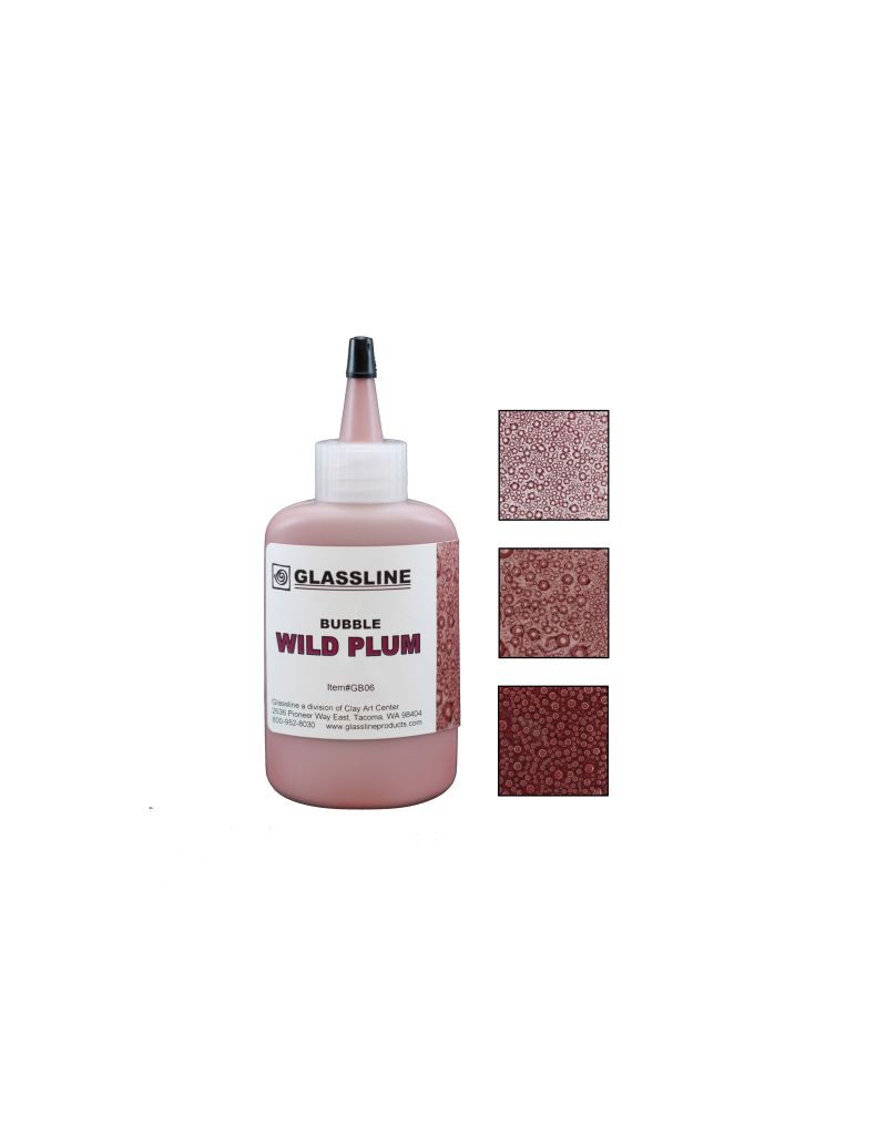 Choice of Color Glassline Bubble Paint Any COE Glass Fusing Supplies 96 90-Color Wild Plum