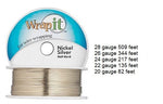 WrapIt! Wrap It Nickle Silver Half Hard Wrapping Wire 28 26 24 22 20 ga Round- 