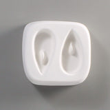 Holey Teardrops Tears Little Fritter 69 Glass Casting Mold Pendant Fuse Ceramic- 