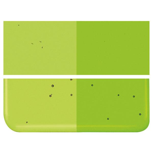 1426 Spring Green Transparent 90 COE Bullseye Fusing Glass Sheet 5x5 inch 3mm 90COE- 