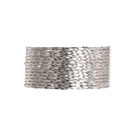 18ga Full Hard Twisted Square Solid Sterling Silver Five Feet Wrapping Wire Made in the US- 