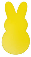 96 COE Precut BUNNY Rabbit Easter Candy Glass 1 x 2 inches Choice of Color-Color Opal Yellow