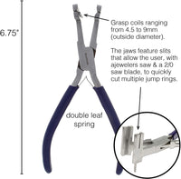 Best Seller The BEADSMITH COIL CUTTING PLIERS Holds Jumprings For Saw PL37- 