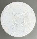 Fairy on the Moon DT44 Round Texture Plate Mold 11.25" Creative Paradise Fusing- 