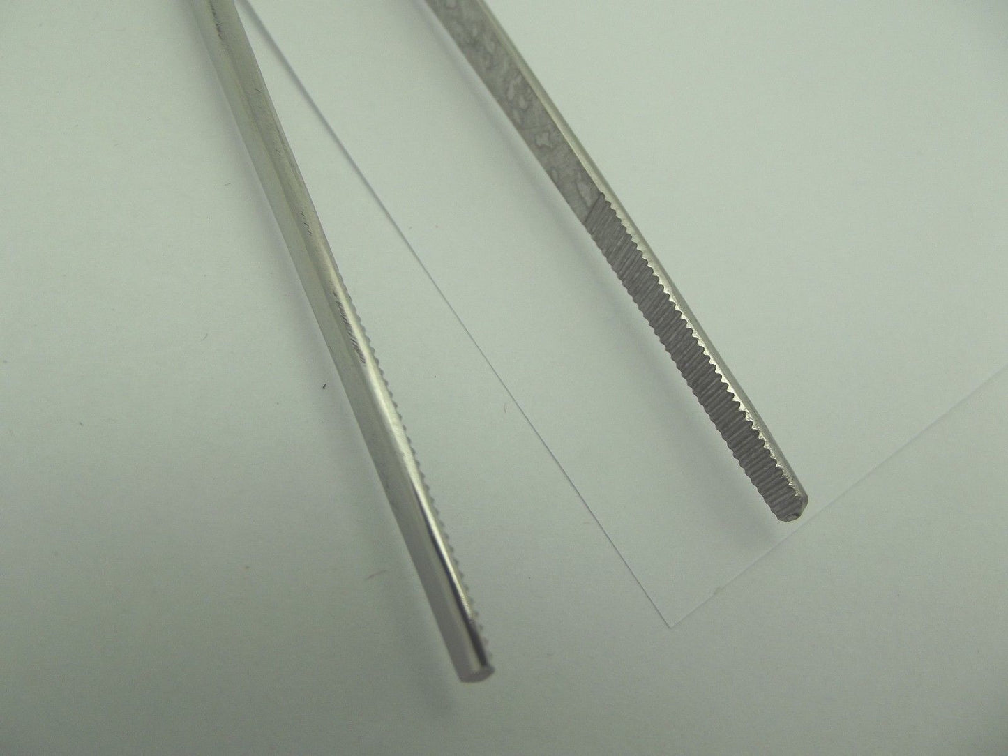 10" Blunt Serrated Tweezers Stainless Steel Lampworking Hot Glass Supplies Tools- 