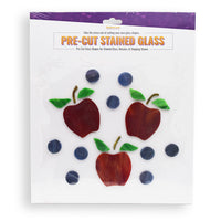 Stained Glass Apples For Mosaics Approximately 10x10"- 