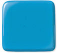 533.2 Topaz Blue Transparent 12 x 12 Inch Oceanside Compatible 96 COE Sheet Glass- 