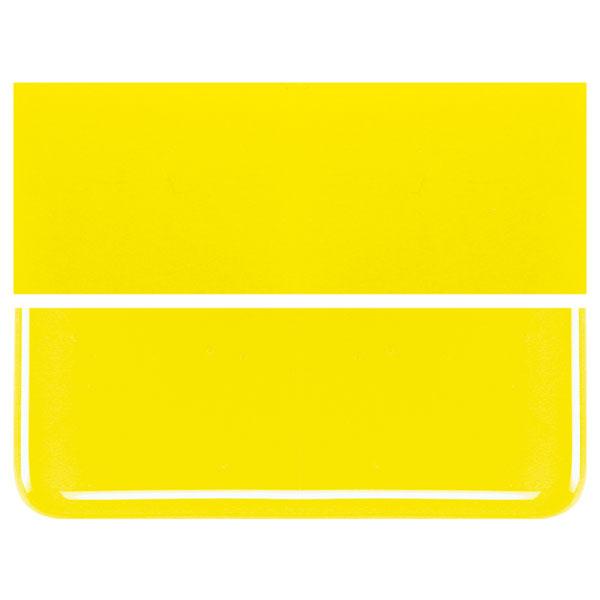 0120 Canary Yellow Striker Opal 90 COE Bullseye Fusing Glass Sheet 5x5 inch 3mm Striker 90COE- 