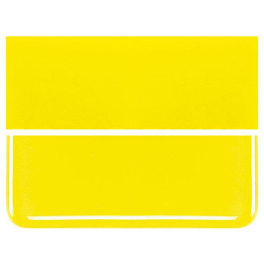 0120 Canary Yellow Striker Opal 90 COE Bullseye Fusing Glass Sheet 5x5 inch 3mm Striker 90COE- 