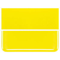 0120 Canary Yellow Striker Opal 90 COE Bullseye Fusing Glass Sheet 5x5 inch 3mm Striker 90COE- 
