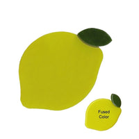 90 COE Glass Fruits Pre-Cut Apple Lemon Pear Strawberry Pineapple Choice Fusing-Model Lemon