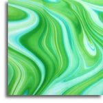 623.52 Opal Art Lagoon Treat Glass 6 x 6 Inch Oceanside Compatible 96 COE Sheet Glass- 