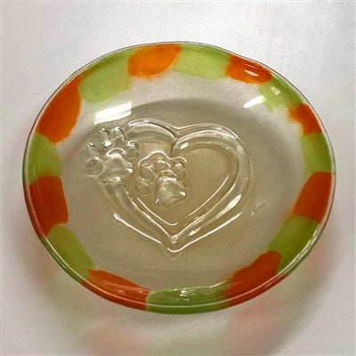 Dog Bowl Fused Glass Slumping Mold 8" Creative Paradise GM243 Dish Fusing- 