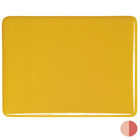 0220 Sunflower Opal Striker Bullseye 90 COE Glass Sheet 10x10" 90COE Fusing- 