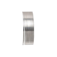 26ga Half Hard Round Solid Sterling Silver Five Feet Wrapping Wire Made in the US- 
