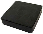 Jewelry Polishing RUBBER BLOCK Dampening High Density Will Not Mar Stamp 4x4x.75- 
