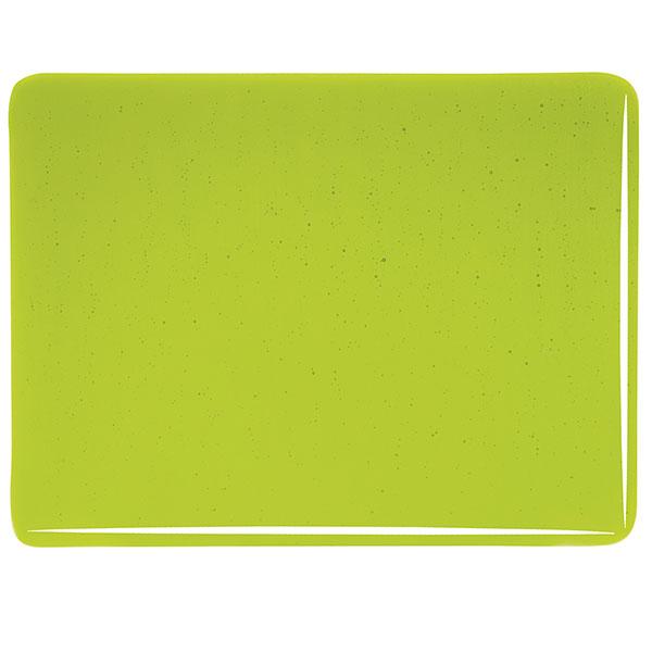 1426 Spring Green Transparent 90 COE Bullseye Fusing Glass Sheet 5x5 inch 3mm 90COE- 