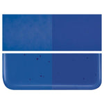 1114 Deep Royal Blue Transparent 90 COE Bullseye Fusing Glass Sheet 5x5 inch 3mm 90COE- 