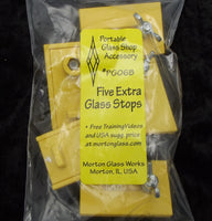 5 Extra Glass Stops PG06B MORTON PORTABLE GLASS SHOP fits PG01B Cutting System