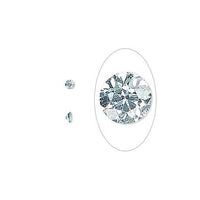 5 4mm Round Cubic Zirconia Choice 1/4 Carat Set or Fire In Metal Art Clay PMC- 