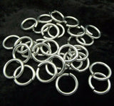 One Ounce Jump Rings Choice Size: 6mm 10mm 13mm Stained Glass Hanger Jumprings-Size 13mm
