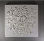 GREEN MAN Greenman CREATIVE PARADISE Glass Kiln Fusing Mold Tile 12 x 12 Large- 