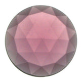 SINGLE Beautiful 15mm FACETED JEWELS 14 Color Choices Flat Back Beveled-Model Amethyst